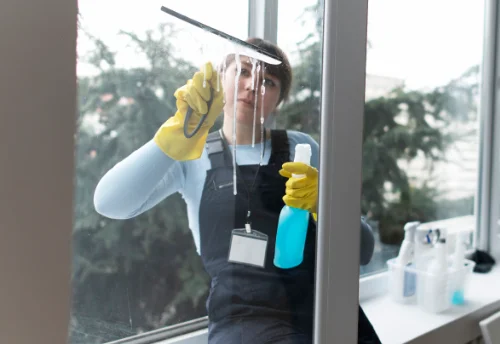 Nettoyage de vitres intérieures et extérieures à Chemilly